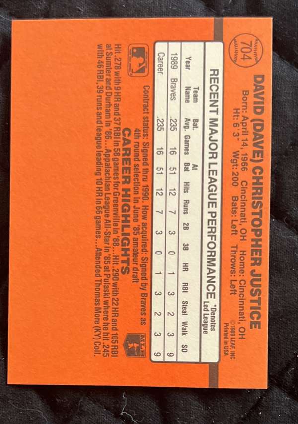 Card back
