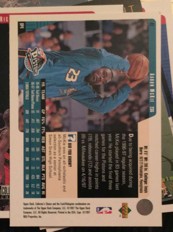 Card back