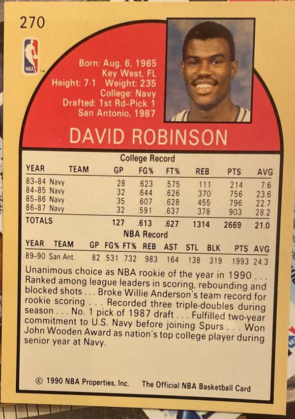 Card back