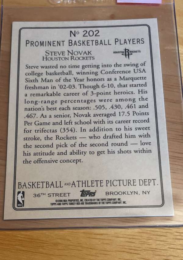 Card back