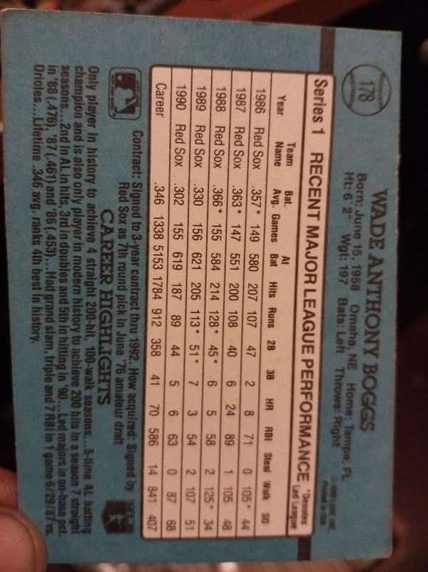 Card back