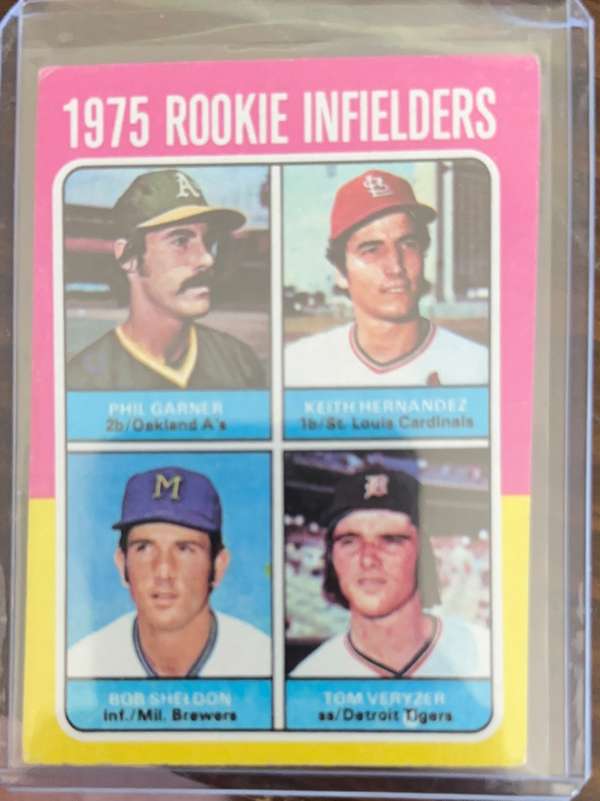 1975 Rookie Infielders (Phil Garner / Keith Hernandez / Bob Sheldon / Tom Veryzer)