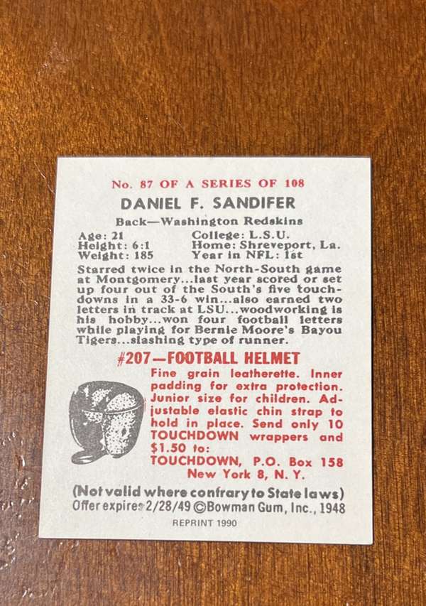 Card back