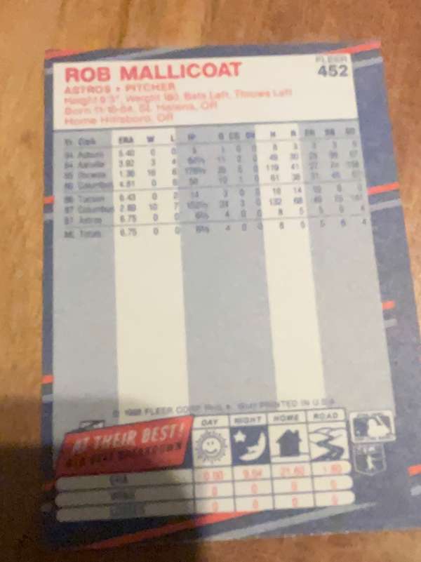 Card back