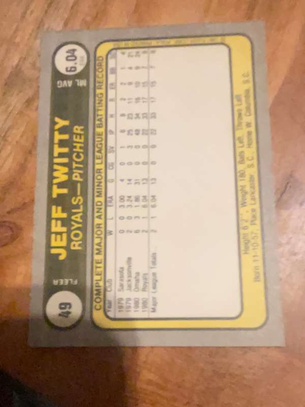 Card back