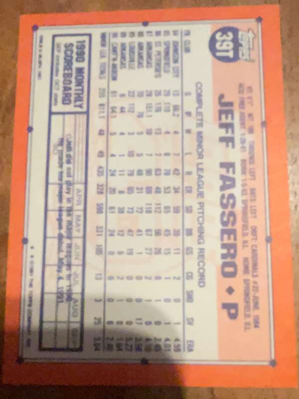 Card back