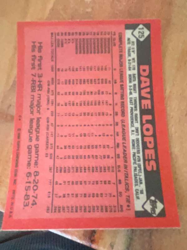 Card back