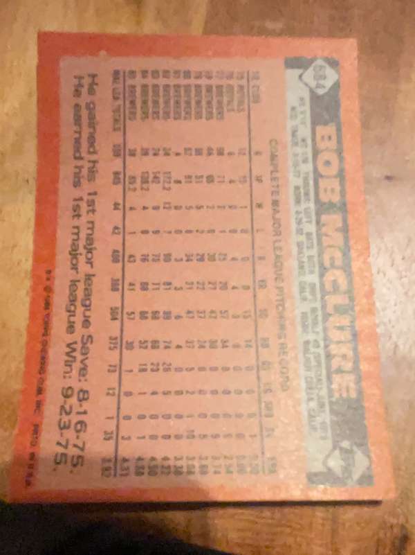Card back