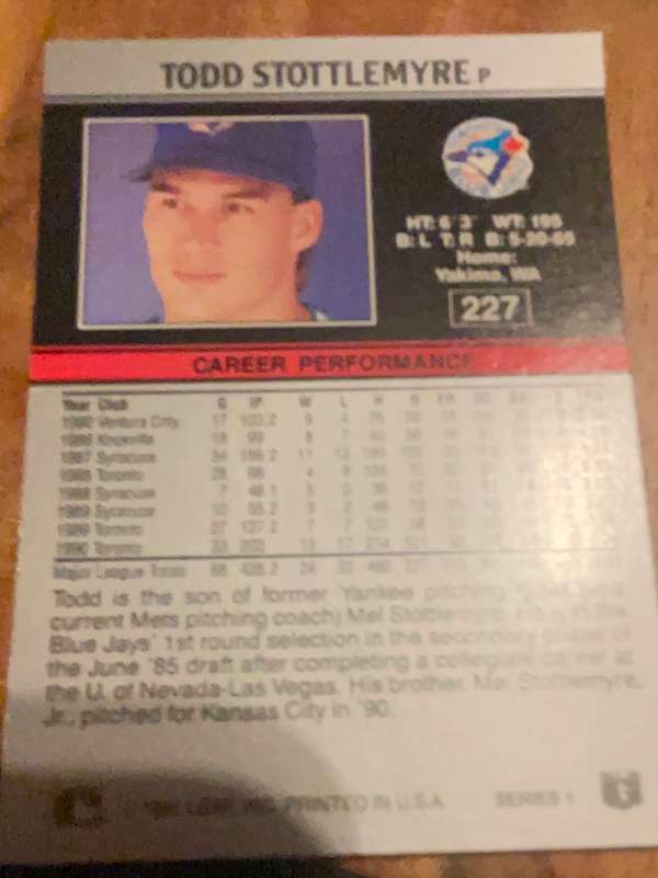 Card back