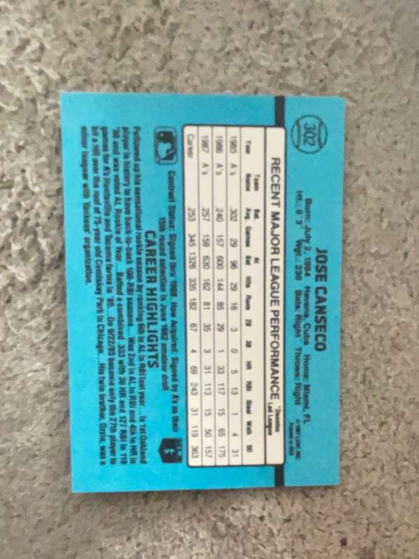 Card back