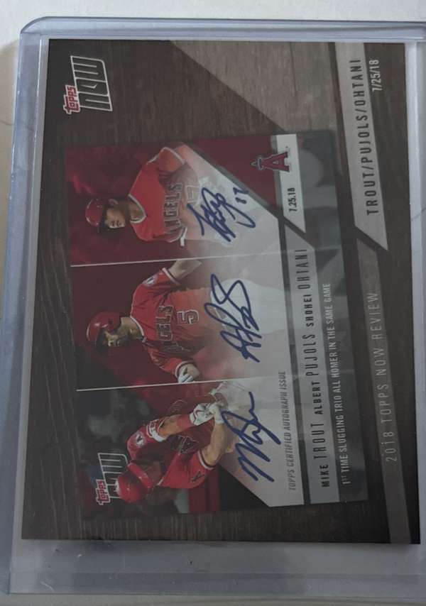 Mike Trout / Albert Pujols / Shohei Ohtani