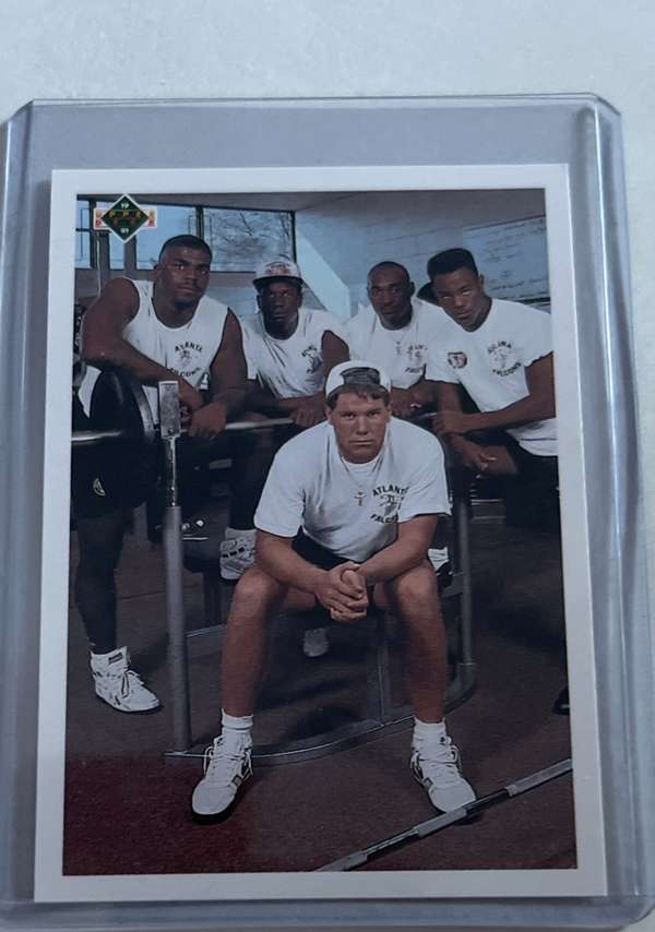 NFC Rookie Force Checklist (Brett Favre / Mike Pritchard / Erric Pegram / Moe Gardner / Bruce Pickens)