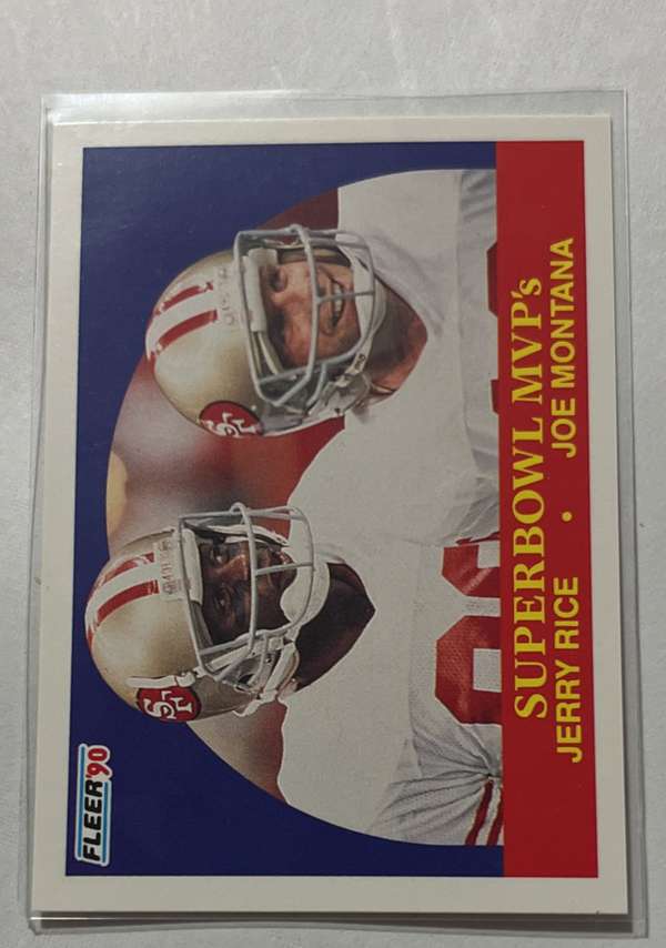 Superbowl MVP`s (Jerry Rice / Joe Montana)