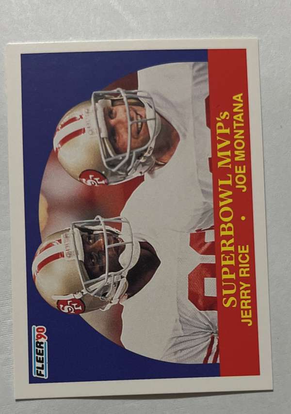 Superbowl MVP`s (Jerry Rice / Joe Montana)
