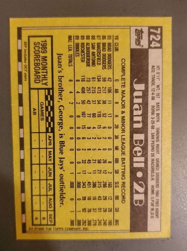 Card back