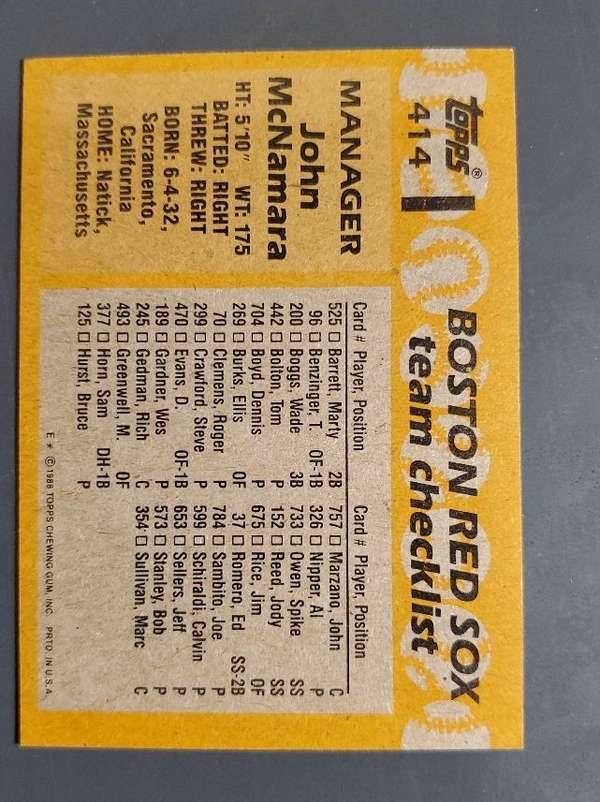 Card back