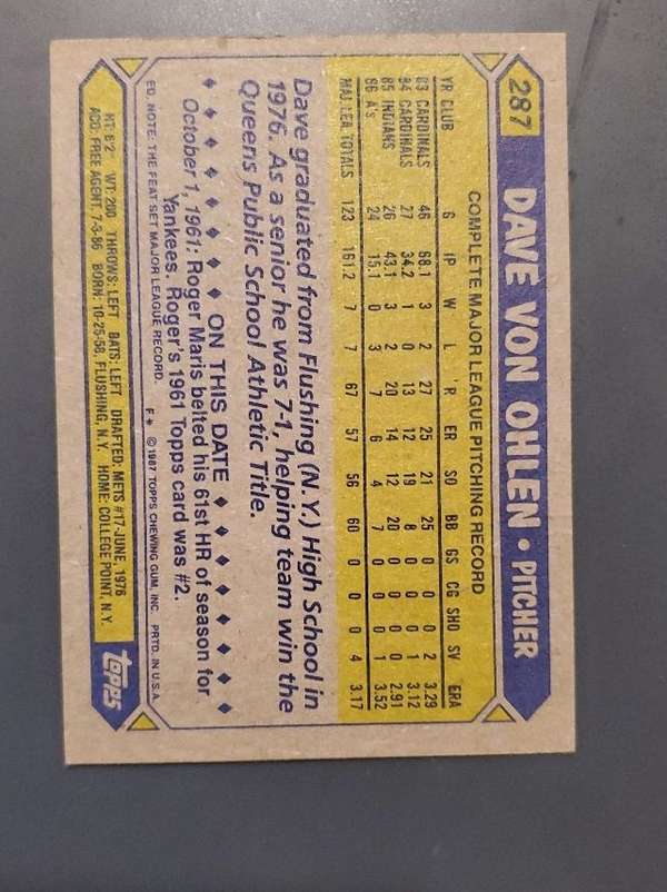 Card back