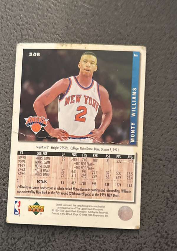 Card back