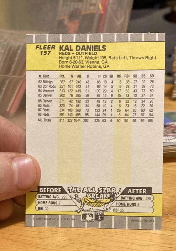 Card back