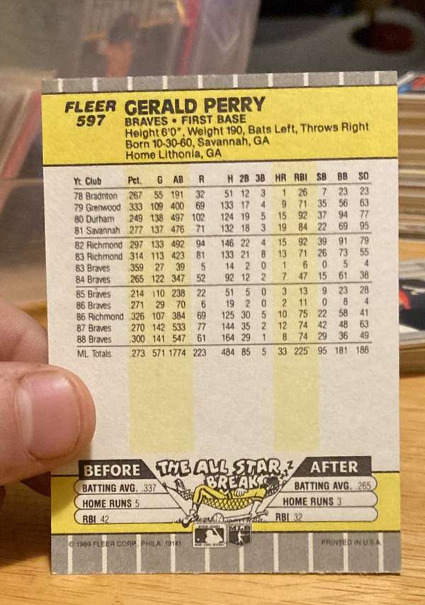 Card back