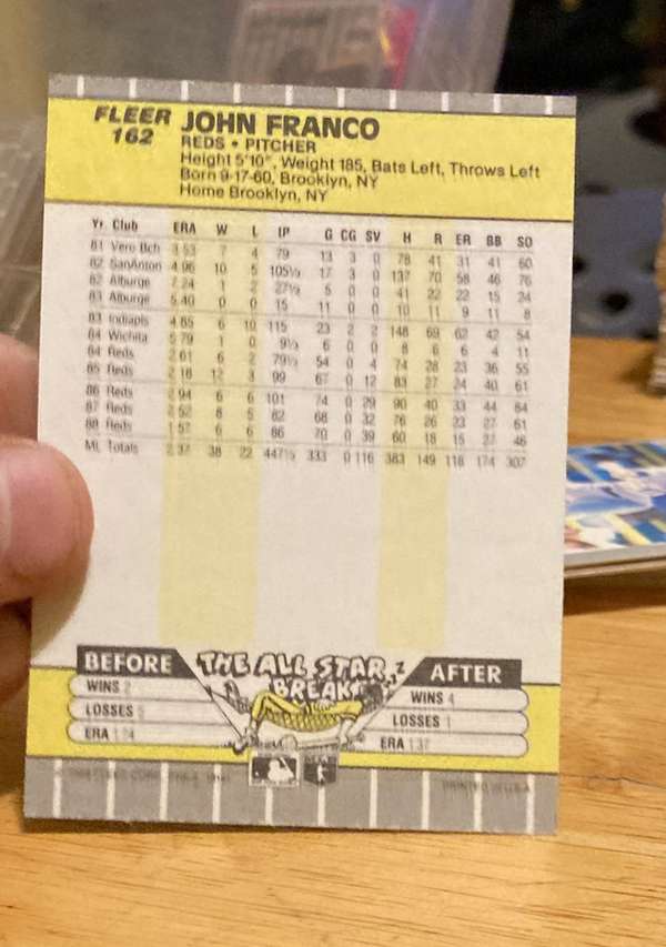 Card back