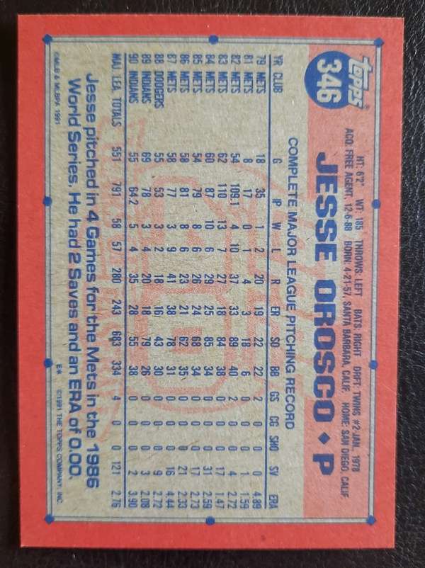 Card back