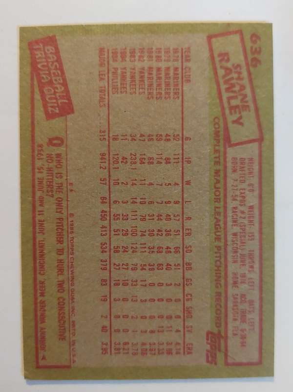 Card back