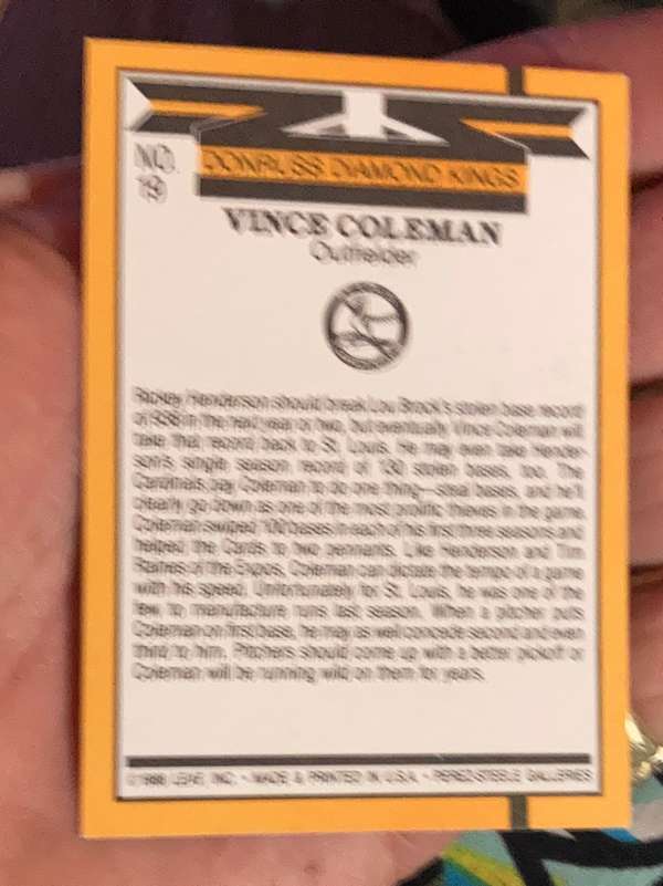 Card back