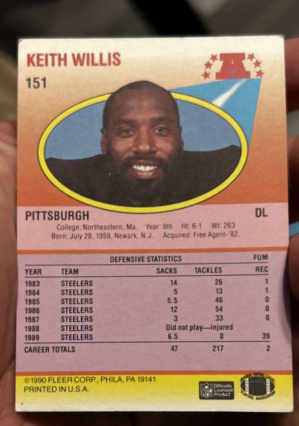 Card back