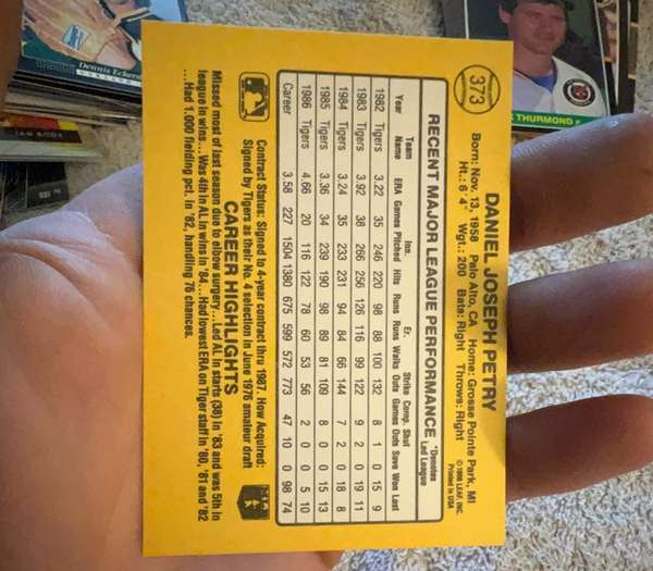 Card back