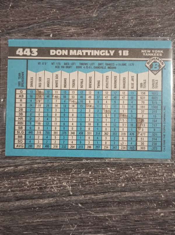 Card back