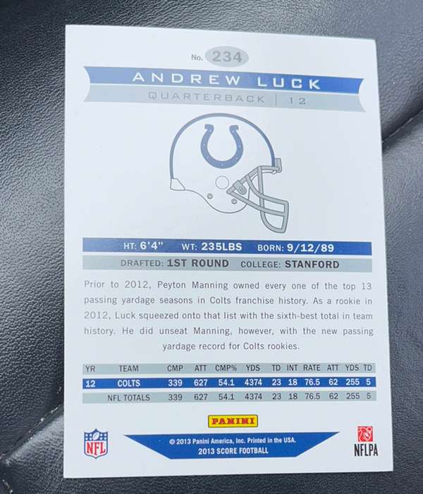 Card back