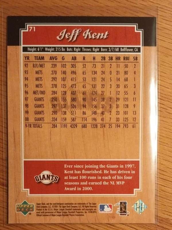 Card back