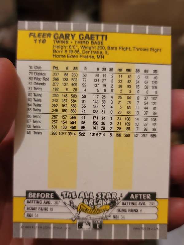 Card back