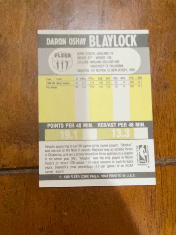 Card back