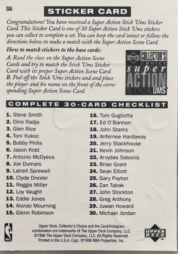 Card back