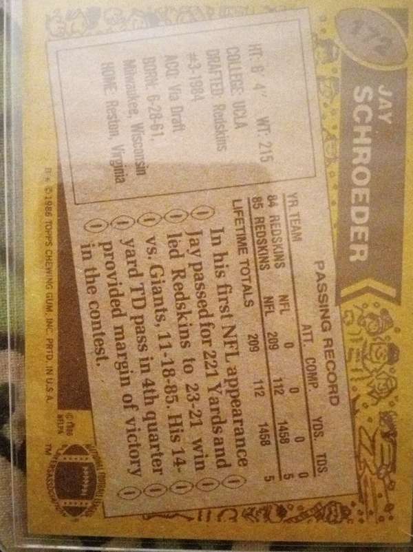 Card back