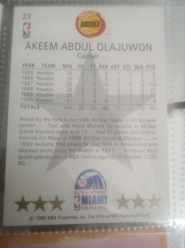 Card back
