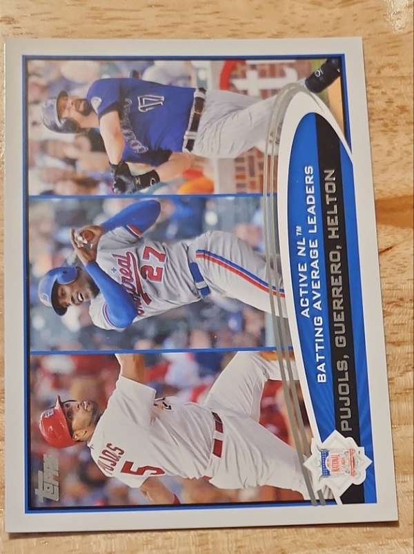 Albert Pujols / Vladimir Guerrero / Todd Helton