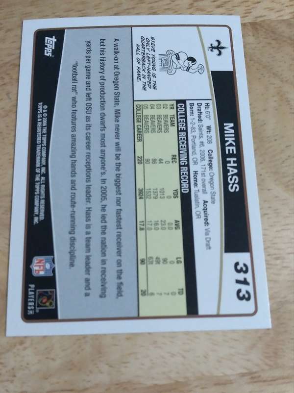 Card back