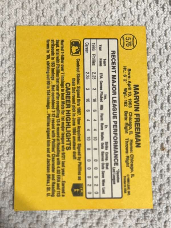 Card back
