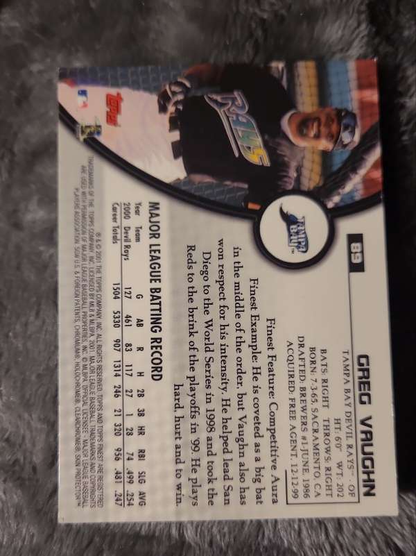 Card back