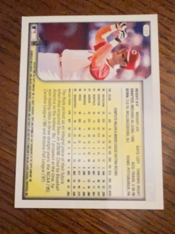 Card back