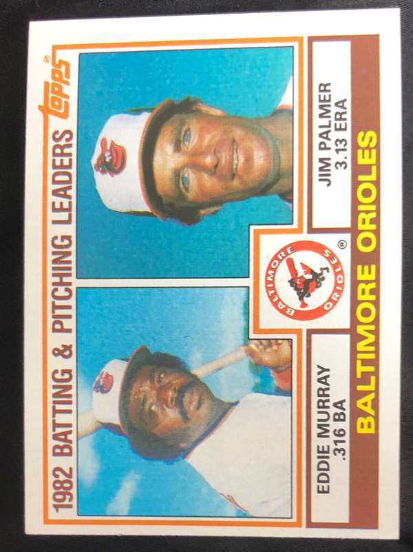Orioles Leaders / Checklist (Eddie Murray / Jim Palmer)