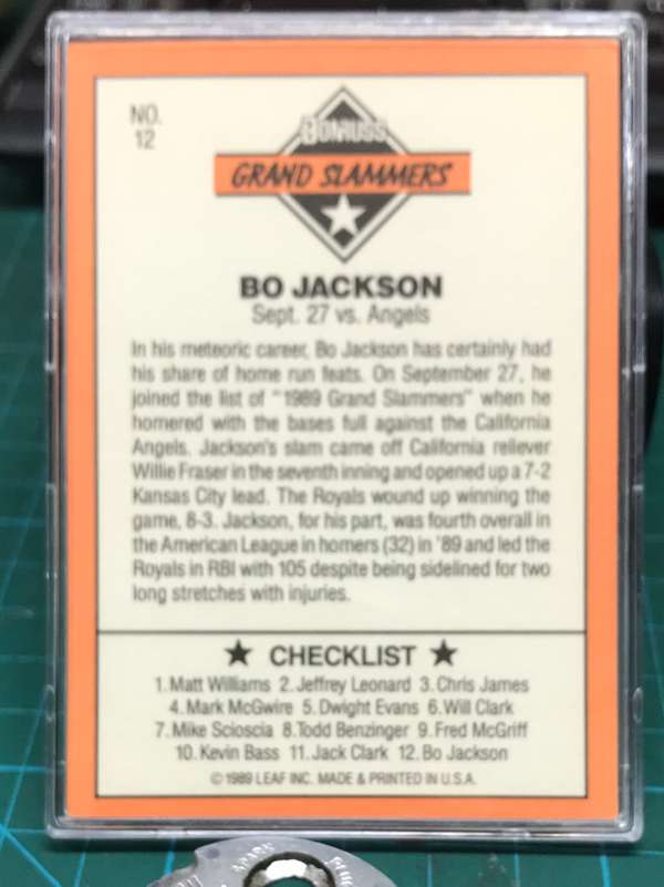 Card back