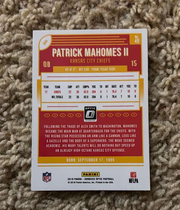 Card back
