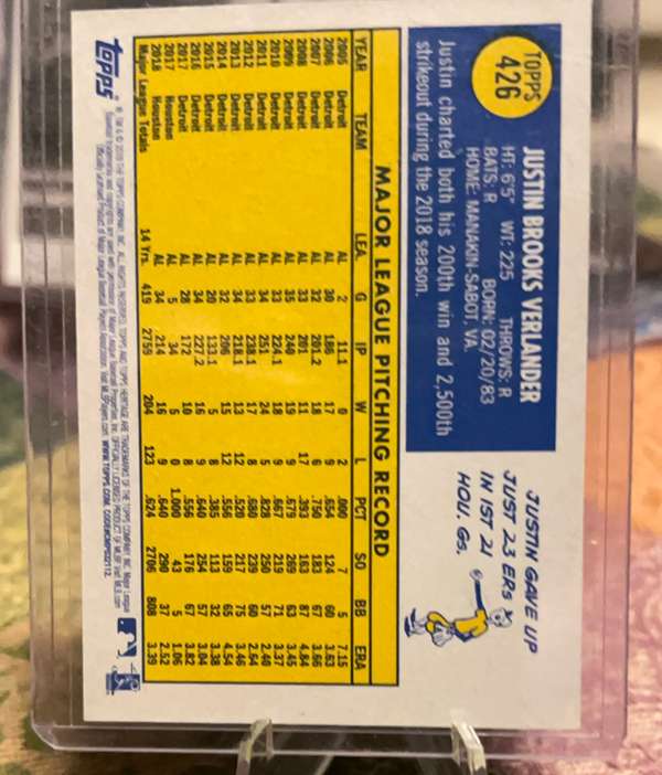 Card back