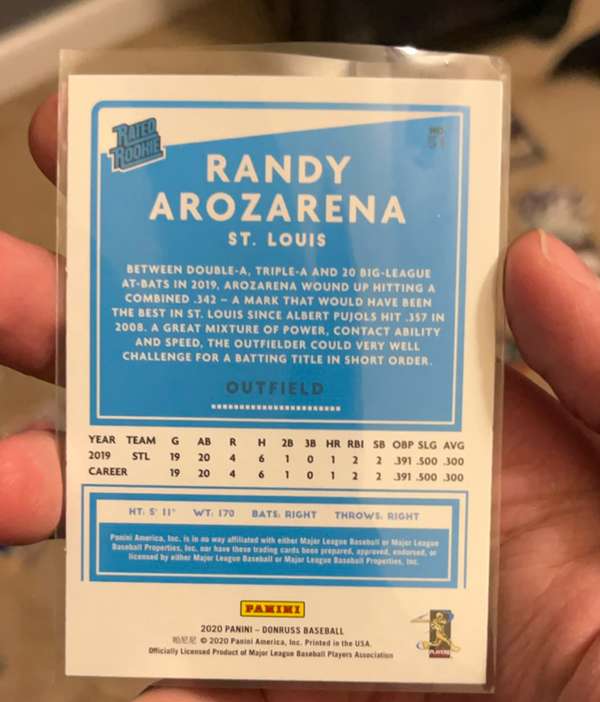 Card back