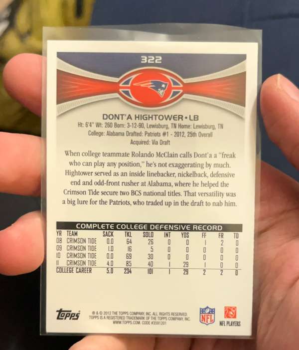 Card back