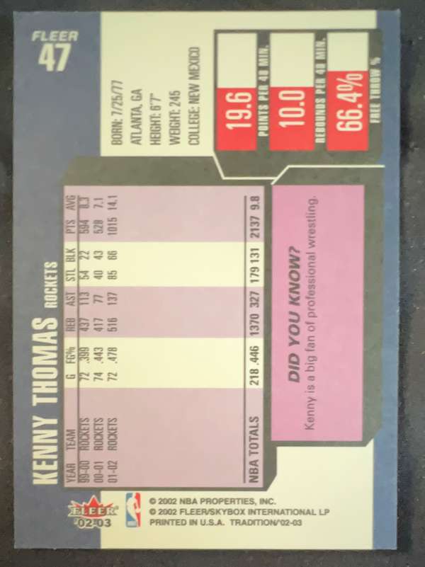 Card back